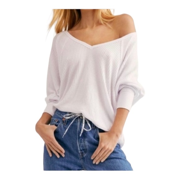 Free People Tops - Nwt Free People Santa Clara Thermal / Alabaster